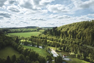 Bronnbach im Taubertal, Baden-Württemberg, Deutschland