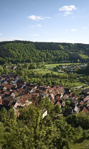 Gamburg im Taubertal, Baden-Württemberg, Deutschland