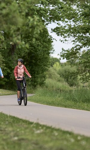 Radtour in Distelhausen im Taubertal, Baden-Württemberg, Deutschland | © Stefan Leitner