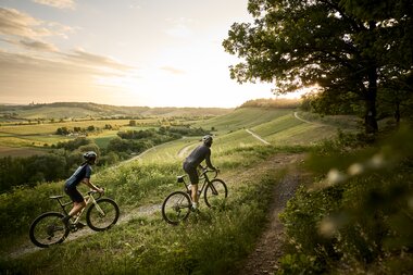 Radfahren am Zweifelberg, Kraichgau-Stromberg, Baden-Württemberg in Deutschland | © Stefan Leitner