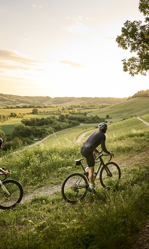 Radfahren am Zweifelberg, Kraichgau-Stromberg, Baden-Württemberg in Deutschland | © Stefan Leitner