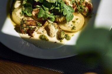 Restaurant Orangerie in Bronnbach, Taubertal, Baden-Württemberg, Deutschland | © Stefan Leitner