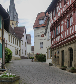 Altstadthotel "Wilde Rose" - ein Schmuckstück im Herzen der Altstadt | © Große Kreisstadt Eppingen