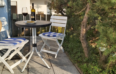 Terrasse | Ferienhaus Apartment Sonnenhaus | Freudental | © Apartment Sonnenhaus