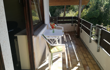 Balkon Ferienwohnung Forstbachtalblick | Brackenheim | HeilbronnerLand | © Ferienwohnung Heinzmann