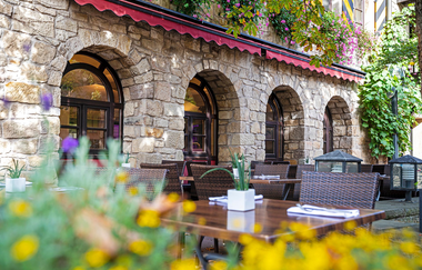 Terrasse | Hotel Herzogskelter | Güglingen | © Neckar-Zaber-Tourismus e.V.