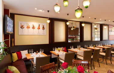 Blick in das Restaurant "Bistro" im Hotel Laurentius. | © Unbekannt