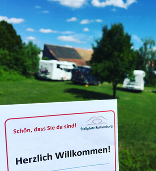 Stellplatz am Luftsprung Rothenburg ob der Tauber | © Liebliches Taubertal