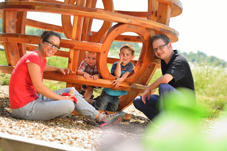 Wohnmobilstellplatz beim Streuobsterlebnispfad Sulzfeld | © Land der 1000 Hügel - Kraichgau-Stromberg