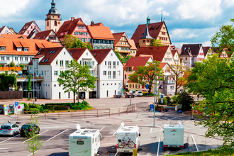 Wohnmobilstellplatz im Metterbogen Bietigheim-Bissingen | © 3B-Tourismus-Team