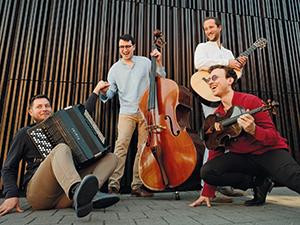 Foto des Quartetts | © Ionel Ungureanu, Henrik Dewes, Christoph Rehorst, Ratko Pavlovic (Foto: Michael Wegler)