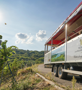 Löwen-Express | Planwagen- und Weinbergrundfahrten im Weinsberger Tal | © Tourismus im Weinsberger Tal