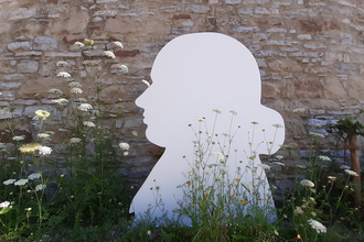 Hölderlin Silhouette im Scherenschnitt | Lauffen am Neckar | © Neckar-Zaber-Tourismus e.V.