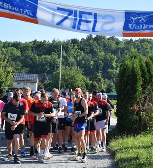 Läufer an der Startlinie