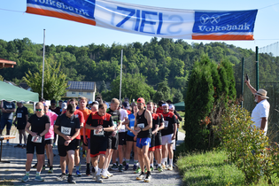 Läufer an der Startlinie