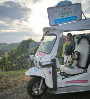 E-Tuk Tuk - fahrende Weinerlebnistouren | Brackenheim | HeilbronnerLand | © Touristikgemeinschaft HeilbronnerLand