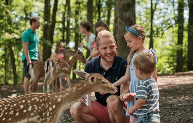 Tripsdrill Wildparadies Tierfütterung | Cleebronn | HeilbronnerLand | © Erlebnispark Tripsdrill