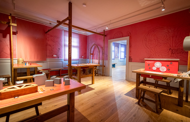 Bauen, schreiben, spielen, Quiz. | © Staatliche Schlösser und Gärten Baden-Württemberg