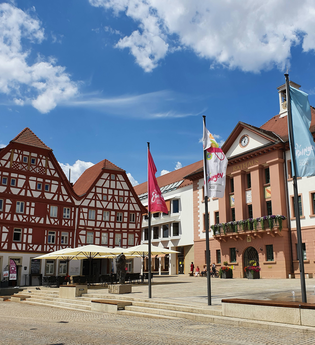 Marktplatz | Fachwerkstadt Eppingen | HeilbronnerLand | © Große Kreisstadt Eppingen