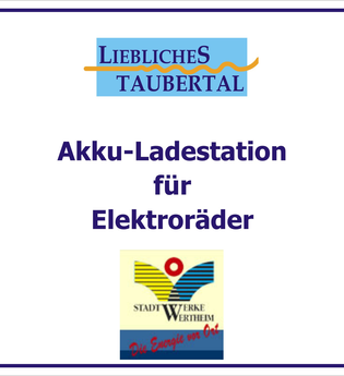 Akkuladestation - Taubertal Vinothek | © Unbekannt