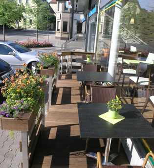 Café Bäckerei Schäfer Außenansicht | © Birgit Schäfer