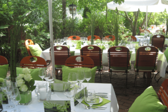 Besenwirtschaft Leiterwägele | Cleebronn | Terrasse | © Neckar-Zaber-Tourismus e. V.