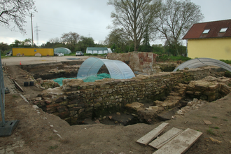 Burg und Schloss Wersau - Die Burg unter der Grasnarbe - Reilingen | © Landratsamt Rhein-Neckar-Kreis