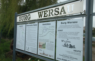 Burg und Schloss Wersau - Die Burg unter der Grasnarbe - Reilingen | © Landratsamt Rhein-Neckar-Kreis