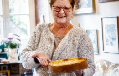 Leckere selbstgemachte Kuchen im Café Goldrand