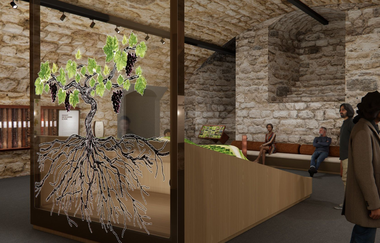 Modellbild der geplanten Ausstellung in der Deutschen Weinwelt | Brackenheim | © Deutsche Weinwelt