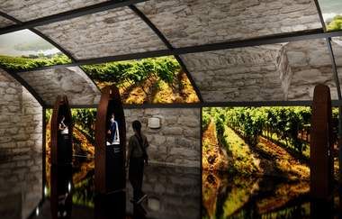 Modellbild der geplanten Ausstellung in der Deutschen Weinwelt | Brackenheim | © Deutsche Weinwelt