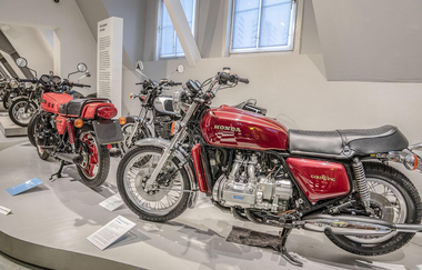 Japanische Motorräder in der Dauerausstellung | © Deutsches Motorradmuseum