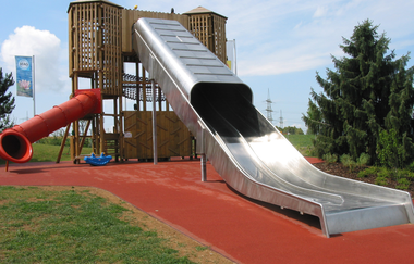 Spielplatz im Erlebnispark Pflanzen Mauk Gartencenter | Lauffen am Neckar | HeilbronnerLand | © Pflanzen Mauk Gartencenter GmbH