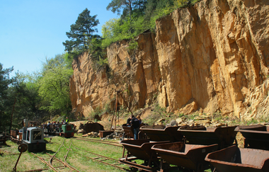 Feldbahn im Steinbruch Leferenz, Dossenheim | © Landratsamt Rhein-Neckar-Kreis
