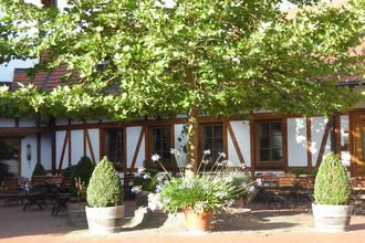 Gutshof mit Weingut Menges in Rauenberg | © Beate Otto