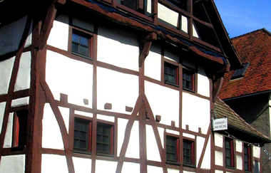 Heimatmuseum Untergrombach im Firstsäulenständerhaus | © Landkreis Karlsruhe