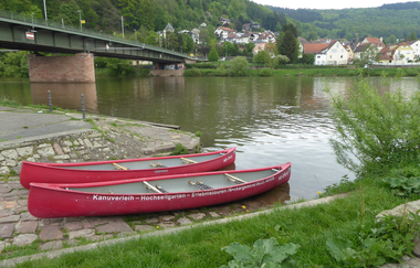 Kanuverleih in Neckargemünd | © Beate Otto