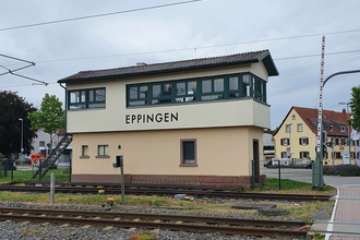 Kulturdenkmal "Stellwerk West" in Eppingen | © Große Kreisstadt Eppingen