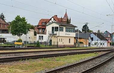 Kulturdenkmal "Stellwerk West" in Eppingen | © Große Kreisstadt Eppingen