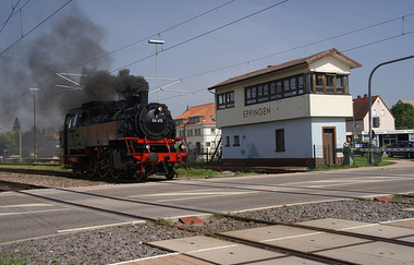 Kulturdenkmal "Stellwerk West" in Eppingen | © Große Kreisstadt Eppingen