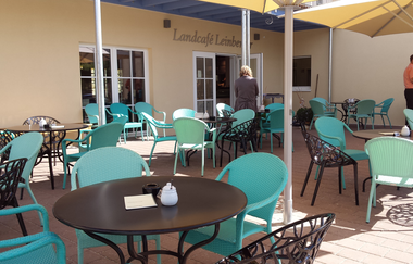 Landcafé Leinberger im Stromberghof | Zaberfeld | Terrasse | © Neckar-Zaber-Tourismus e.V.