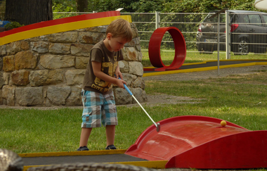 Minigolf am St. Leoner See in St. Leon - Rot | © Landratsamt Rhein-Neckar-Kreis