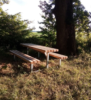 Sitzbank am Waldrand | © Liebliches Taubertal