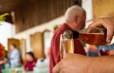 Sektglas | Weingut Blatt Brackenheim | HeilbronnerLand | © Weingut Matthias Blatt