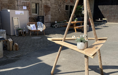 Wendelsmühle Lädle direkt am Radweg | © Liebliches Taubertal