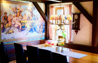 Tisch im Gastraum des Restaurant Zinser's Flämmle in Brackenheim Neipperg | © Neckar-Zaber-Tourismus e.V.