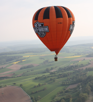 Luftaufnahme Heißluftballon | © Land der 1000 Hügel - Kraichgau-Stromberg
