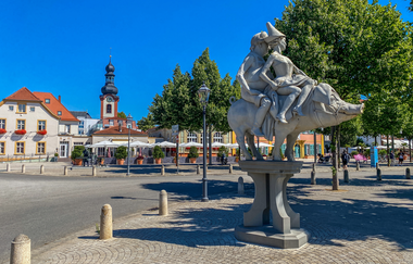 Bikepacking-Overnighter: Gravelbike-Tour von Mannheim nach Stuttgart – Etappe 1 (Mannheim - Sulzfeld) | © Land der 1000 Hügel - Kraichgau-Stromberg