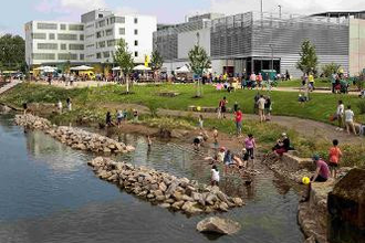 Bruchsals neues Quartier: die Bahnstadt