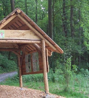 Eppinger Waldfühlpfad, Eingangsbereich, Hinweistafeln | © Land der 1000 Hügel - Kraichgau-Stromberg